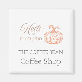 Hej Pumpa Höst Café Varumärkesdesign för Hösten Magnet
