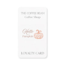 Hej Pumpa Höst Kaffebutik Design för Boutique