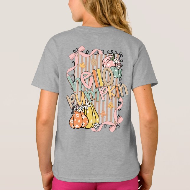 Hej Pumpa Höstsäsong T Shirt (Baksida)