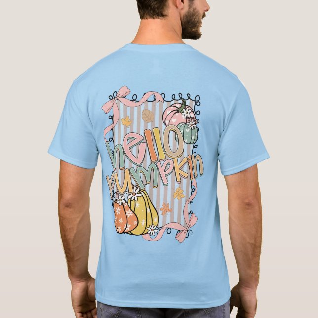 Hej Pumpa Höstsäsong T Shirt (Baksida)