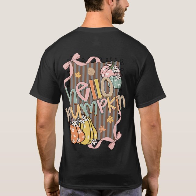 Hej Pumpa Höstsäsong T Shirt (Baksida)
