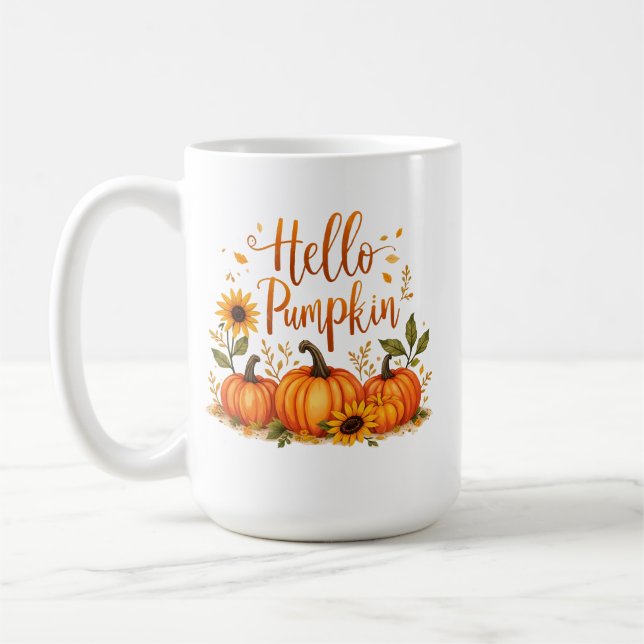 Hej Pumpa Kaffemugg (Vänster)