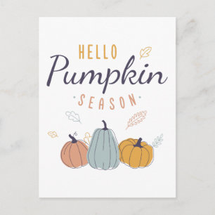 Hej Pumpasäsong Vykort