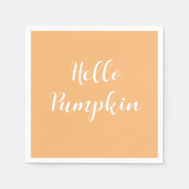 Hej Pumpkin Autumn Coffee Pappersservett (Framsidan)