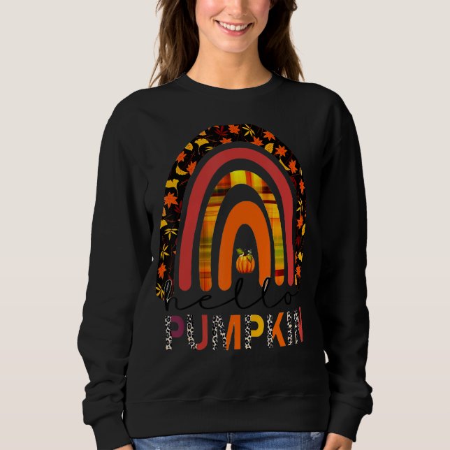 Hej Pumpkin Boho Hej Pumpkin Cute Autumn Hallo T Shirt (Framsida)