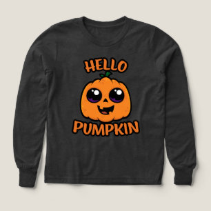 Hej Pumpkin Cute Halloween Jack-O-Lantern T Shirt