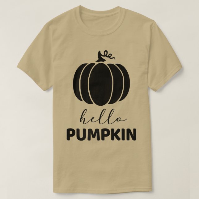 Hej Pumpkin Cute Pumpkin Fall Autumn Season Holi T Shirt (Design framsida)