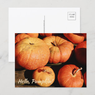 Hej, Pumpkin! Helg Vykort