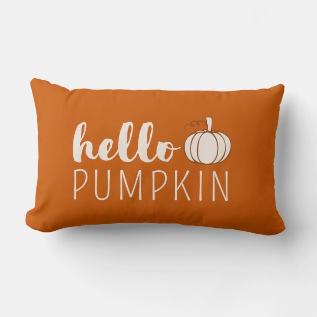 Hej Pumpkin Lumbar Pillow Lumbarkudde (Framsida)