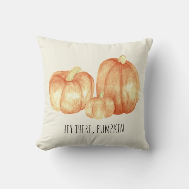 "Hej, Pumpkin" Pillow Kudde (Framsida)