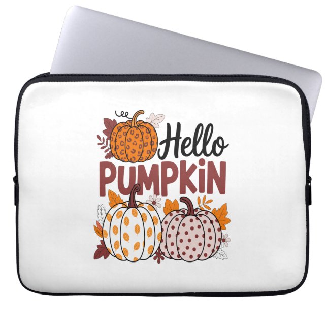Hej Pumpkin Png, Fall Vibes Laptop Fodral (Framsidan)