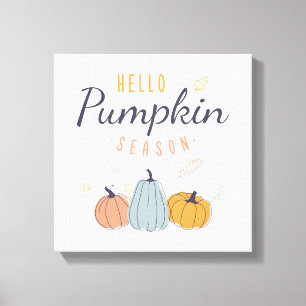 Hej Pumpkin Season Canvastryck