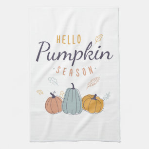 Hej Pumpkin Season Kökshandduk