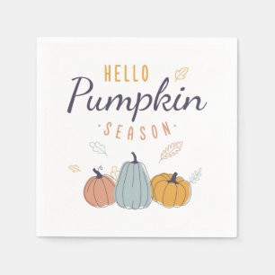 Hej Pumpkin Season Pappersservett