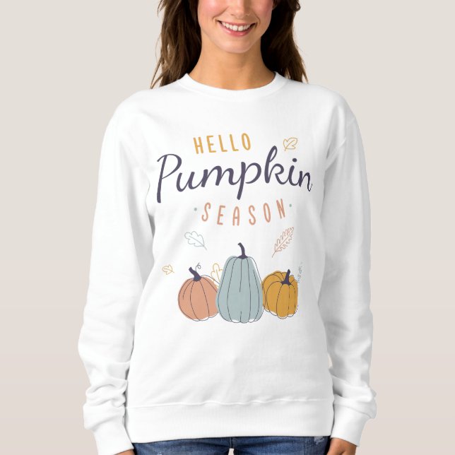 Hej Pumpkin Season T Shirt (Framsida)