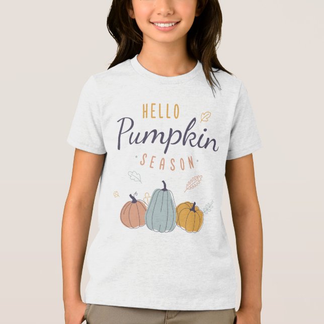 Hej Pumpkin Season T Shirt (Framsida)