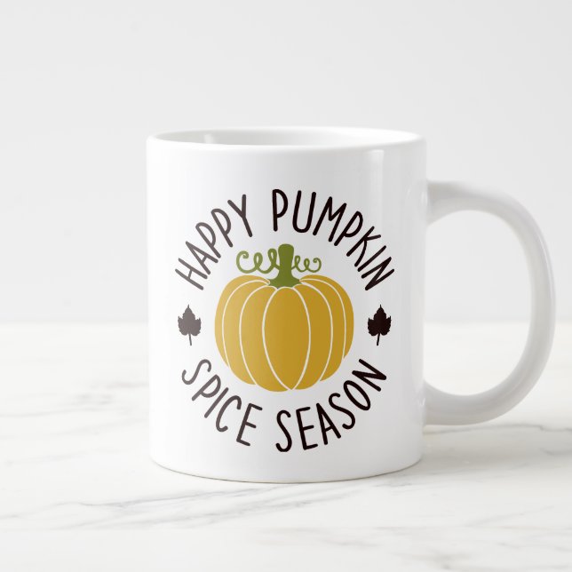 Hej Pumpkin Spice Season 20 oz Ceramic Mugg Jumbo Mugg (Höger)