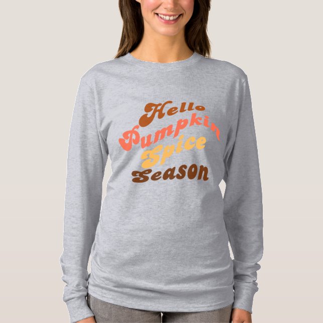 Hej Pumpkin Spice Season T Shirt (Framsida)