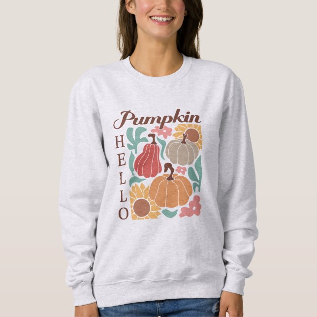 Hej Pumpkin Sweatshirt T Shirt (Framsida)