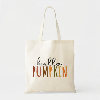 Hej Pumpkin Tote Bag Tygkasse