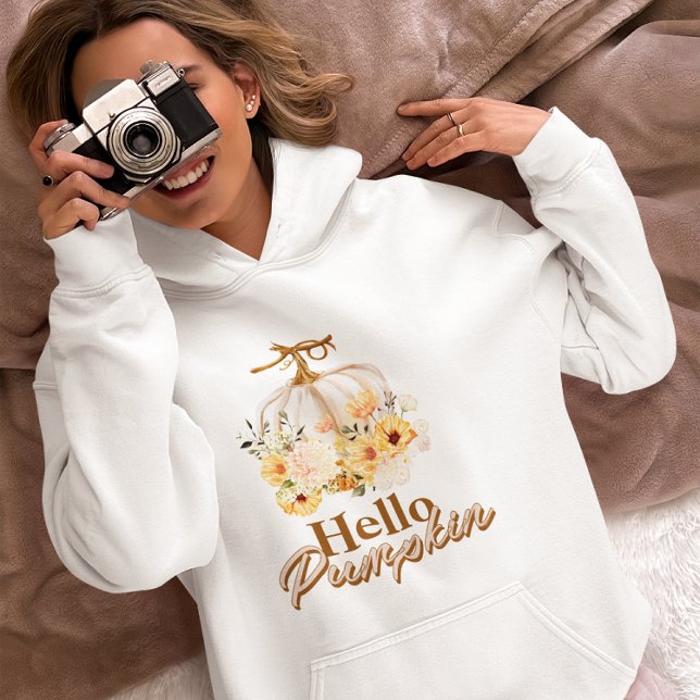 Hej Pumpkins , höstblommor T Shirt (Skapare uppladdad)
