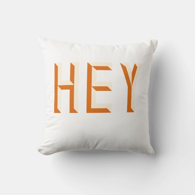 Hej, Quote Sayed Slogan Typography Kudde (Framsida)
