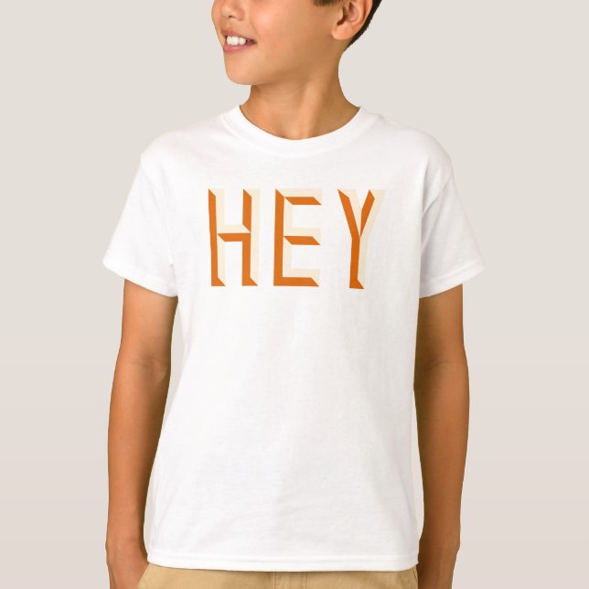 Hej, Quote Sayed Slogan Typography T Shirt (Framsida)
