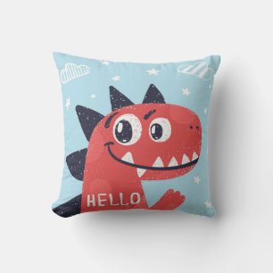 Hej Red Little Dino Kudde