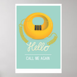 Hej - ring mig igen poster