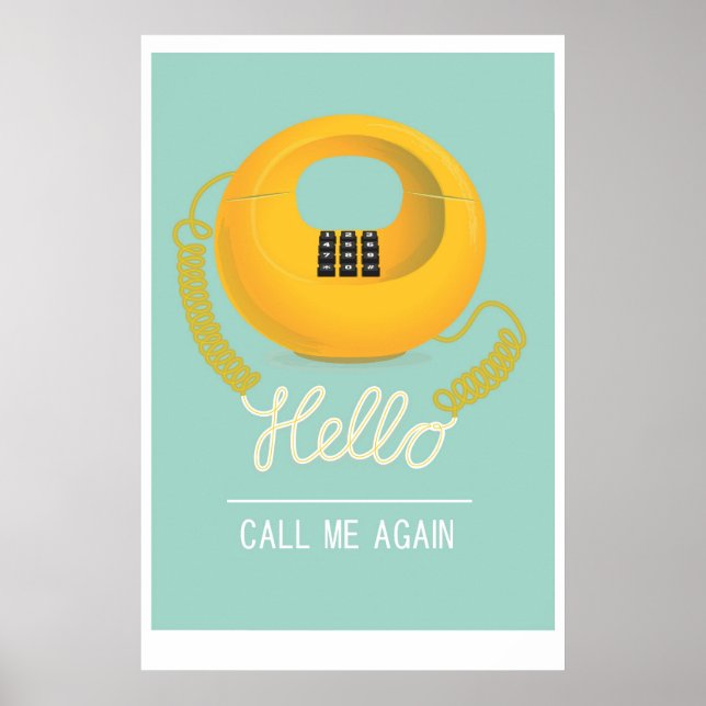 Hej - ring mig igen poster (Framsidan)