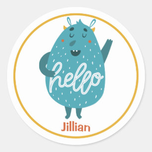 Hej Runt Klistermärke