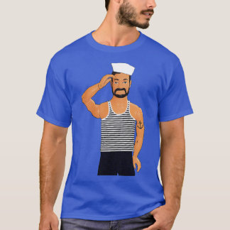 Hej Sailor Funny Gay Art T Shirt