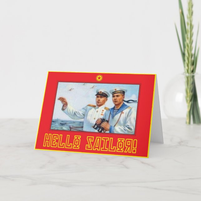 Hej Sailor! Kort (Framsida)