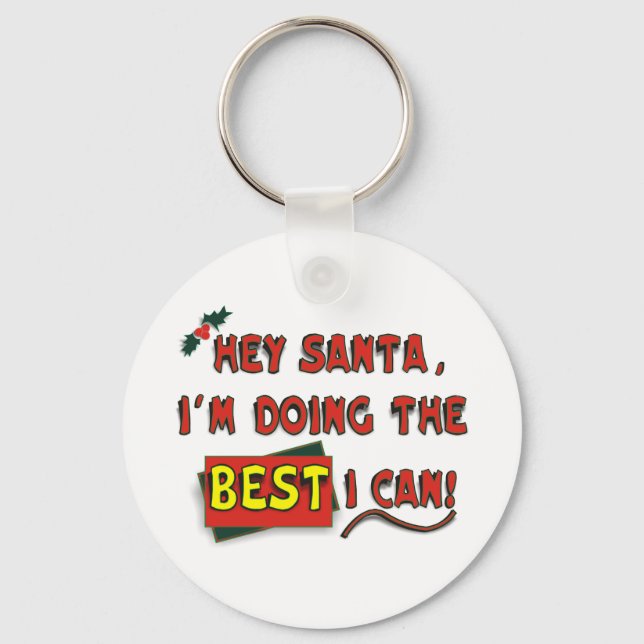 Hej, Santa! Nyckelring (Framsida)