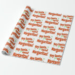 Hej Santa, Skicka Margaritas Presentpapper<br><div class="desc">En futtig julomslagning papprare är ett underbarare sätt att visa upp din gåva den här helgdag.</div>