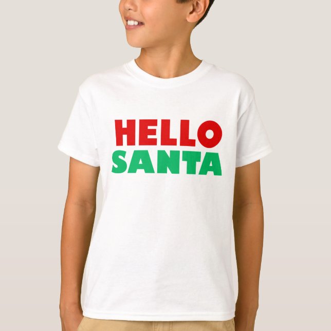 Hej Santa T Shirt (Framsida)