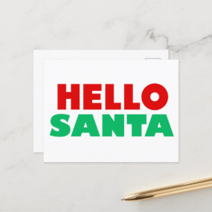 Hej Santa Vykort