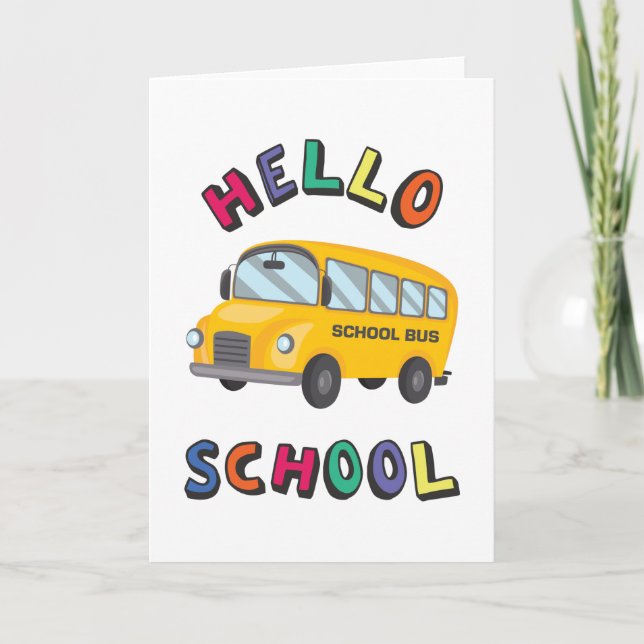 Hej School Kort (Framsida)
