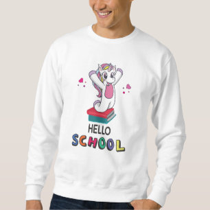 Hej School Lång Ärmad Tröja