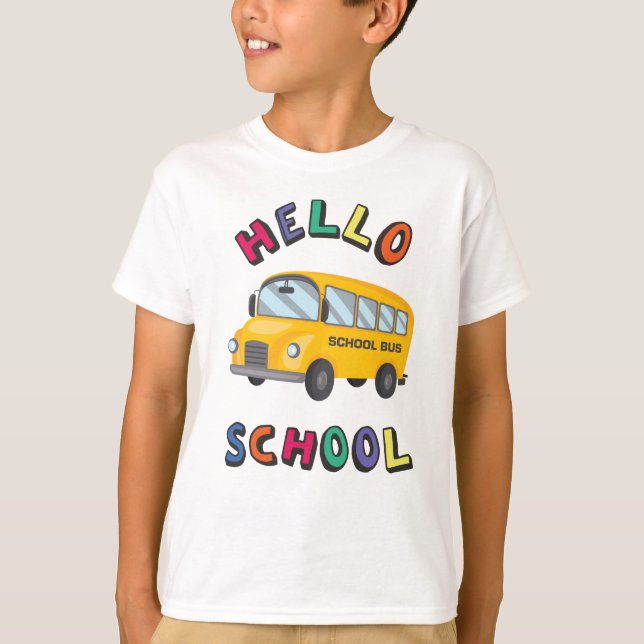 Hej School T Shirt (Framsida)