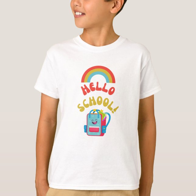 Hej School! T Shirt (Framsida)