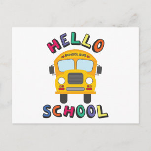 Hej School Vykort