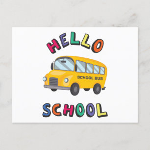 Hej School Vykort