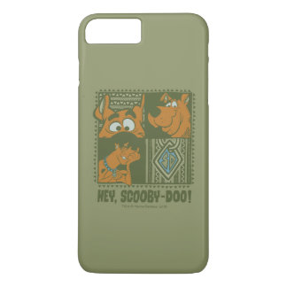 Hej Scooby-Doo Tribal Square Graphic