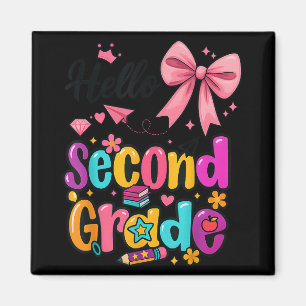 Hej Second Klass Preppy Back to school Boy Girl Magnet