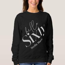 Hej sextio moderna minimidagar för elegant 60 år t shirt