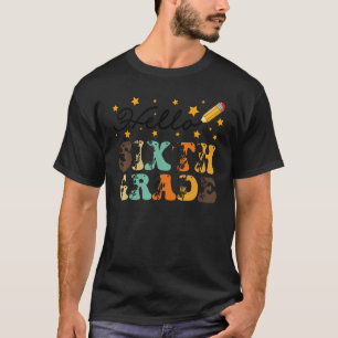 Hej Sjätte Klass Back to school För barn Cute Flo T Shirt