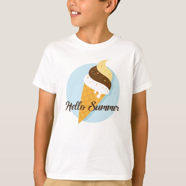 Hej-skjortor av isgräs och jacka t shirt (Framsida)