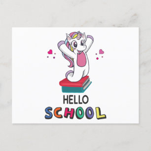 Hej skola vykort