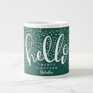 Hej snö jul helgdag jumbo mugg